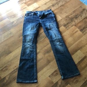 Miss Me size 26 mid-rise easy boot